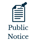 Public Notice Icon Blue